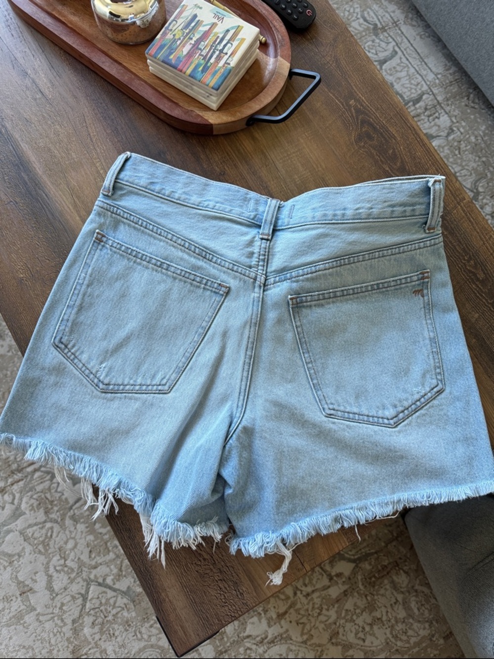 Madewell Relaxed Mid Length Denim Shorts - Picture 6 of 6